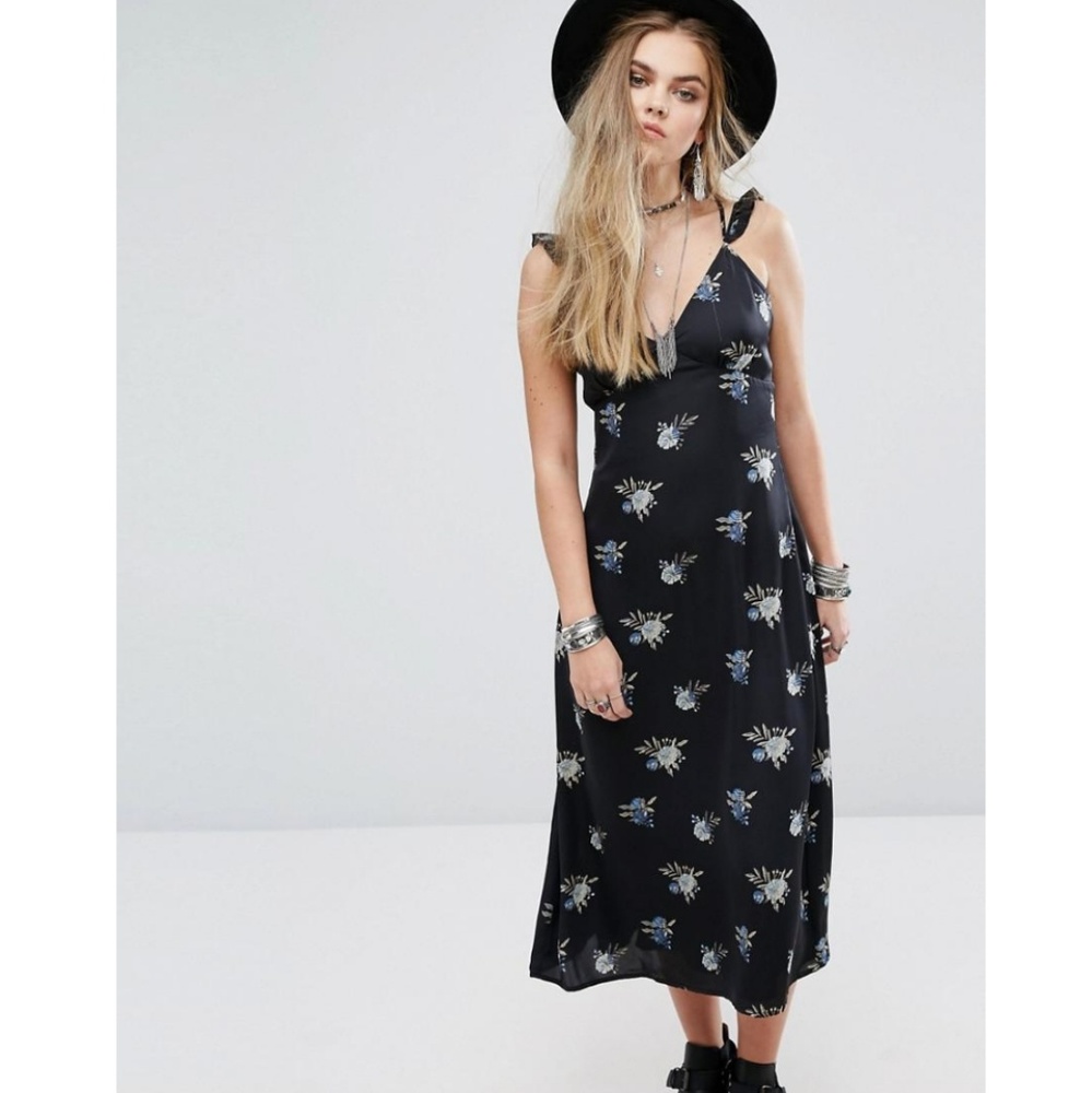 Honey Punch Midi Slip Dress